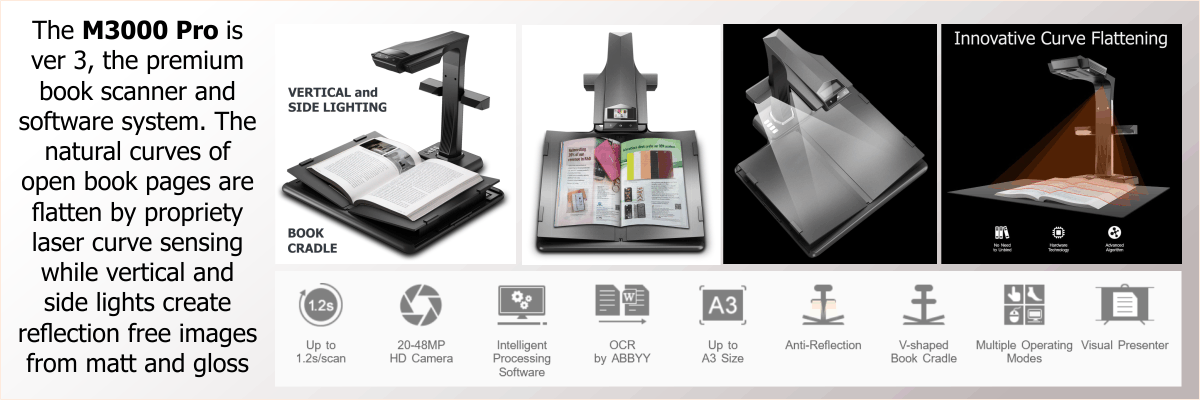 CZUR M3000Pro V3 book scanner